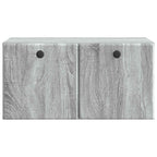 Mobile Porta TV da Muro 59,5 x 31 x 30 cm Sonoma grigio