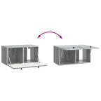 Mobile Porta TV da Muro 59,5 x 31 x 30 cm Sonoma grigio