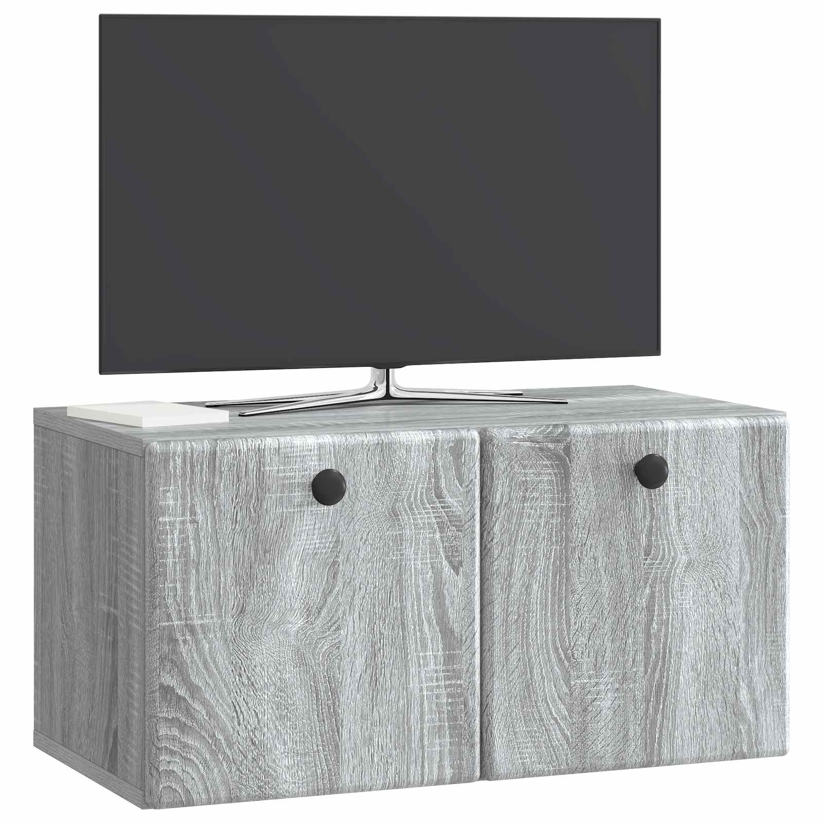 Mobile Porta TV da Muro 59,5 x 31 x 30 cm Sonoma grigio