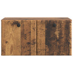 Mobile Porta TV da Muro 59,5 x 31 x 30 cm Legno antico