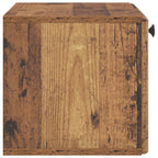 Mobile Porta TV da Muro 59,5 x 31 x 30 cm Legno antico