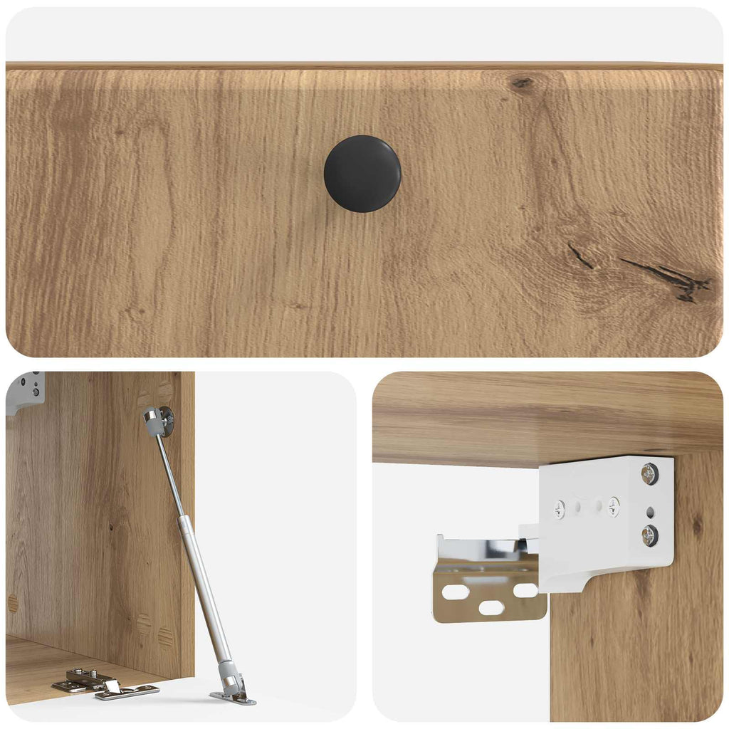 Mobile Porta TV da Muro 59,5 x 31 x 30 cm Rovere Artigianale