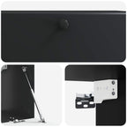 Mobile Porta TV da Muro 78,5 x 31 x 30 cm Nero