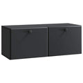 Mobile Porta TV da Muro 78,5 x 31 x 30 cm Nero