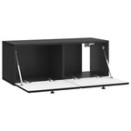 Mobile Porta TV da Muro 78,5 x 31 x 30 cm Nero