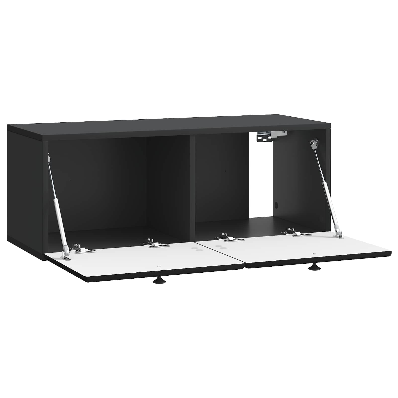 Mobile Porta TV da Muro 78,5 x 31 x 30 cm Nero
