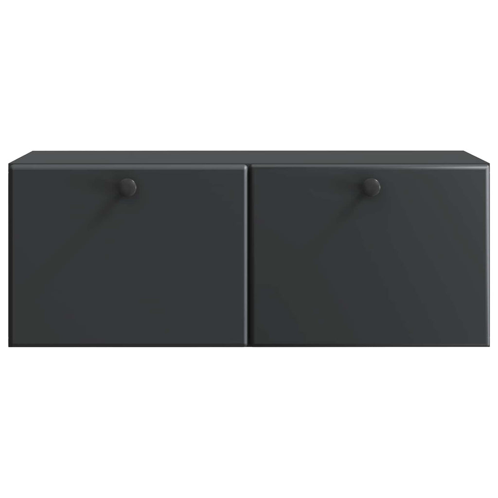 Mobile Porta TV da Muro 78,5 x 31 x 30 cm Nero