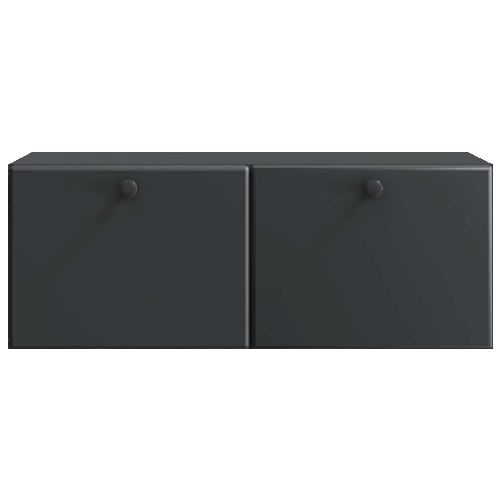 Mobile Porta TV da Muro 78,5 x 31 x 30 cm Nero