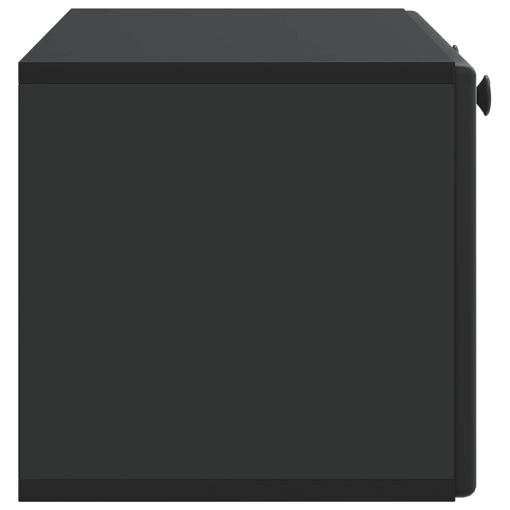 Mobile Porta TV da Muro 78,5 x 31 x 30 cm Nero