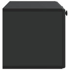 Mobile Porta TV da Muro 78,5 x 31 x 30 cm Nero