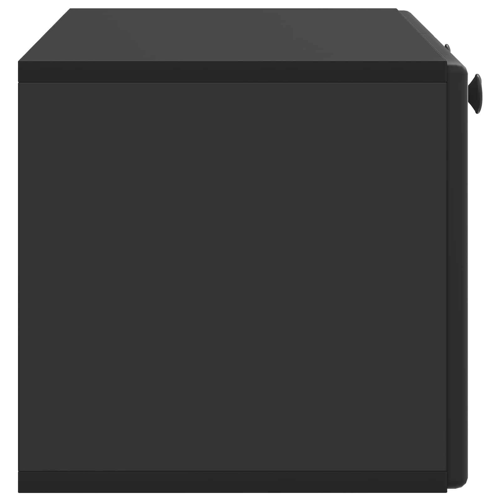 Mobile Porta TV da Muro 78,5 x 31 x 30 cm Nero