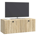 Mobile Porta TV da Muro 78,5 x 31 x 30 cm Rovere Sonoma