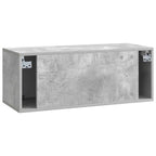 Mobile Porta TV da Muro 78,5 x 31 x 30 cm Grigio Cemento
