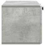 Mobile Porta TV da Muro 78,5 x 31 x 30 cm Grigio Cemento