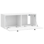 Mobile Porta TV da Muro 78,5 x 31 x 30 cm Bianco Lucido