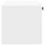 Mobile Porta TV da Muro 78,5 x 31 x 30 cm Bianco Lucido
