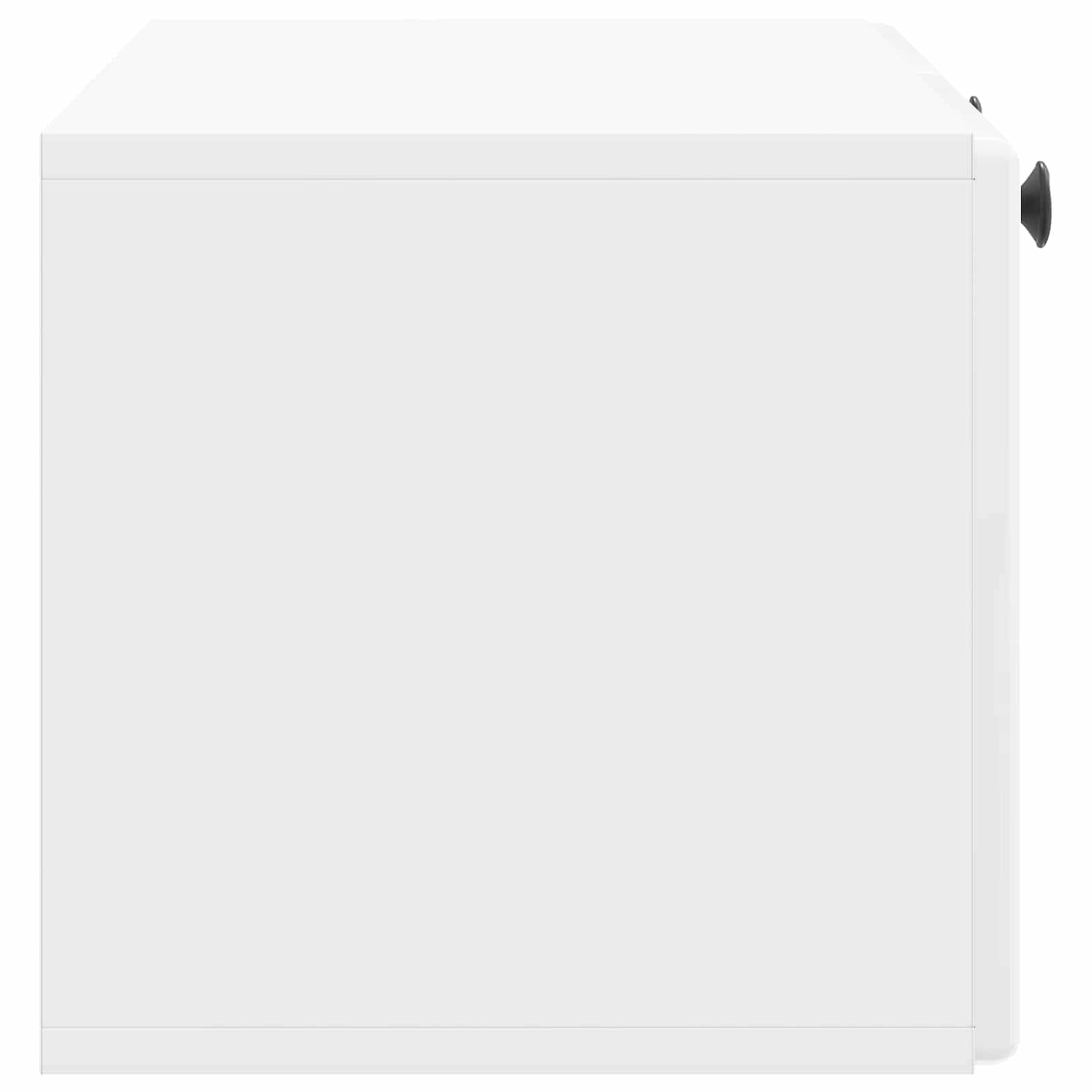 Mobile Porta TV da Muro 78,5 x 31 x 30 cm Bianco Lucido