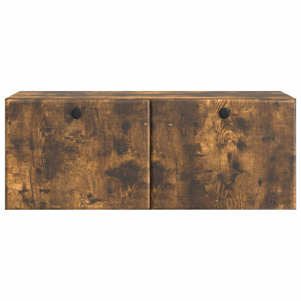 Mobile Porta TV da Muro 78,5 x 31 x 30 cm Rovere Fumo