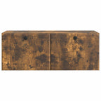 Mobile Porta TV da Muro 78,5 x 31 x 30 cm Rovere Fumo
