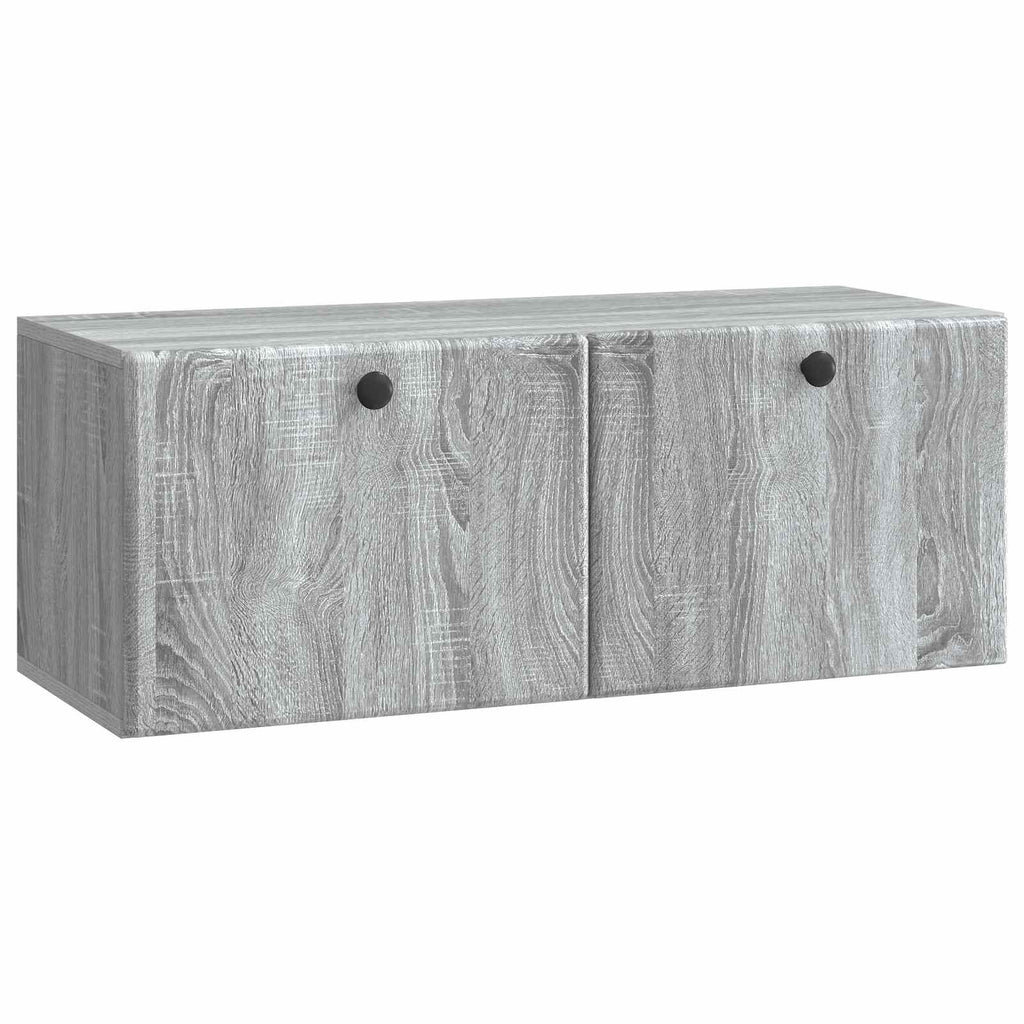 Mobile Porta TV da Muro 78,5 x 31 x 30 cm Sonoma grigio
