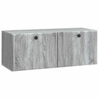 Mobile Porta TV da Muro 78,5 x 31 x 30 cm Sonoma grigio