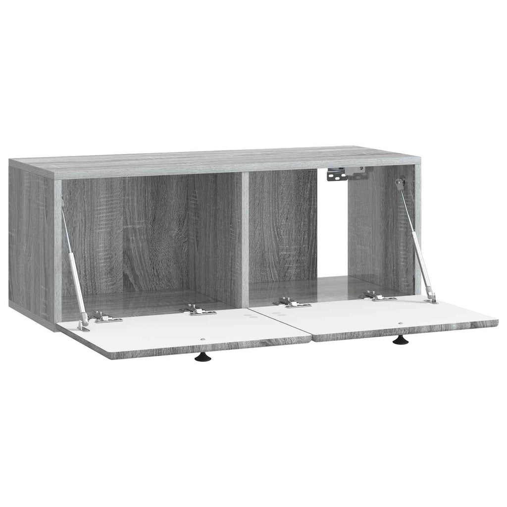 Mobile Porta TV da Muro 78,5 x 31 x 30 cm Sonoma grigio