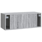 Mobile Porta TV da Muro 78,5 x 31 x 30 cm Sonoma grigio