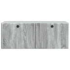 Mobile Porta TV da Muro 78,5 x 31 x 30 cm Sonoma grigio