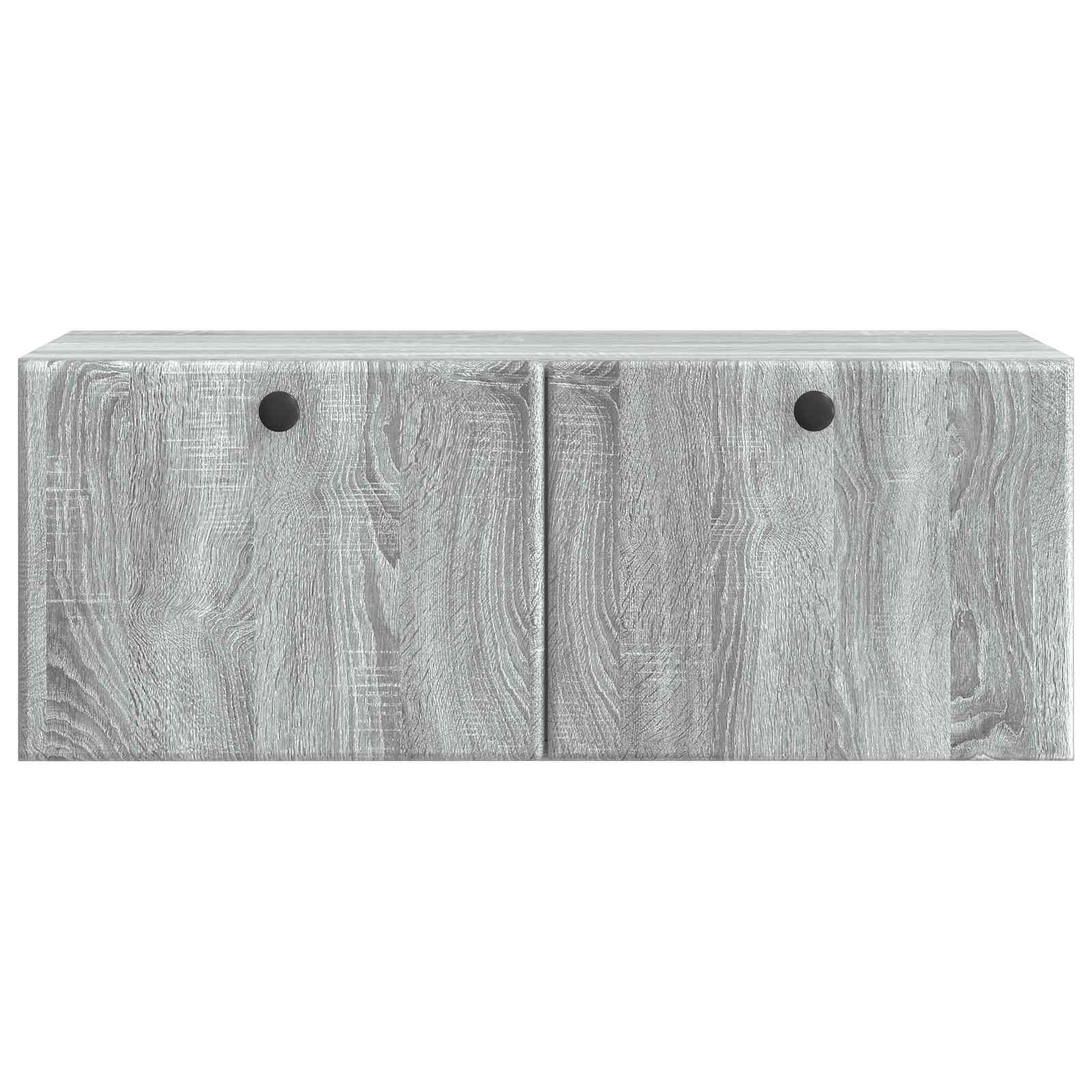 Mobile Porta TV da Muro 78,5 x 31 x 30 cm Sonoma grigio