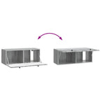 Mobile Porta TV da Muro 78,5 x 31 x 30 cm Sonoma grigio
