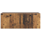 Mobile Porta TV da Muro 78,5 x 31 x 30 cm Legno antico