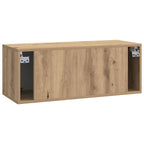 Mobile Porta TV da Muro 78,5 x 31 x 30 cm Rovere Artigianale