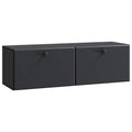 Mobile Porta TV da Muro 98 x 31 x 30 cm Nero