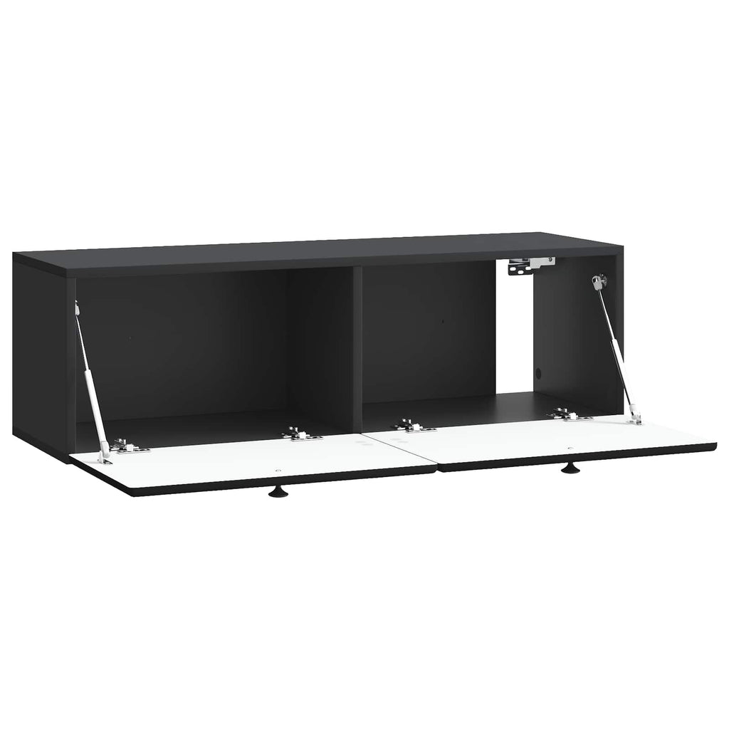 Mobile Porta TV da Muro 98 x 31 x 30 cm Nero