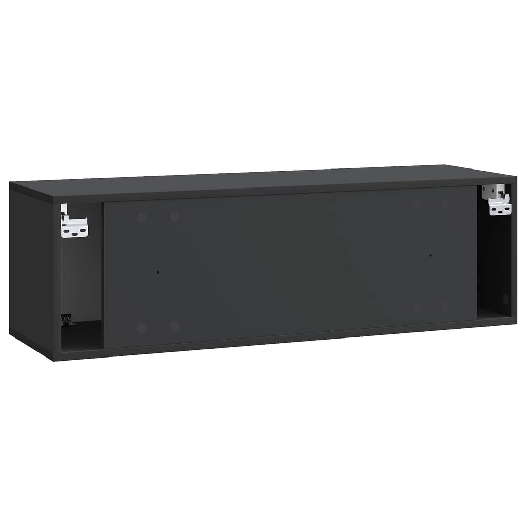 Mobile Porta TV da Muro 98 x 31 x 30 cm Nero