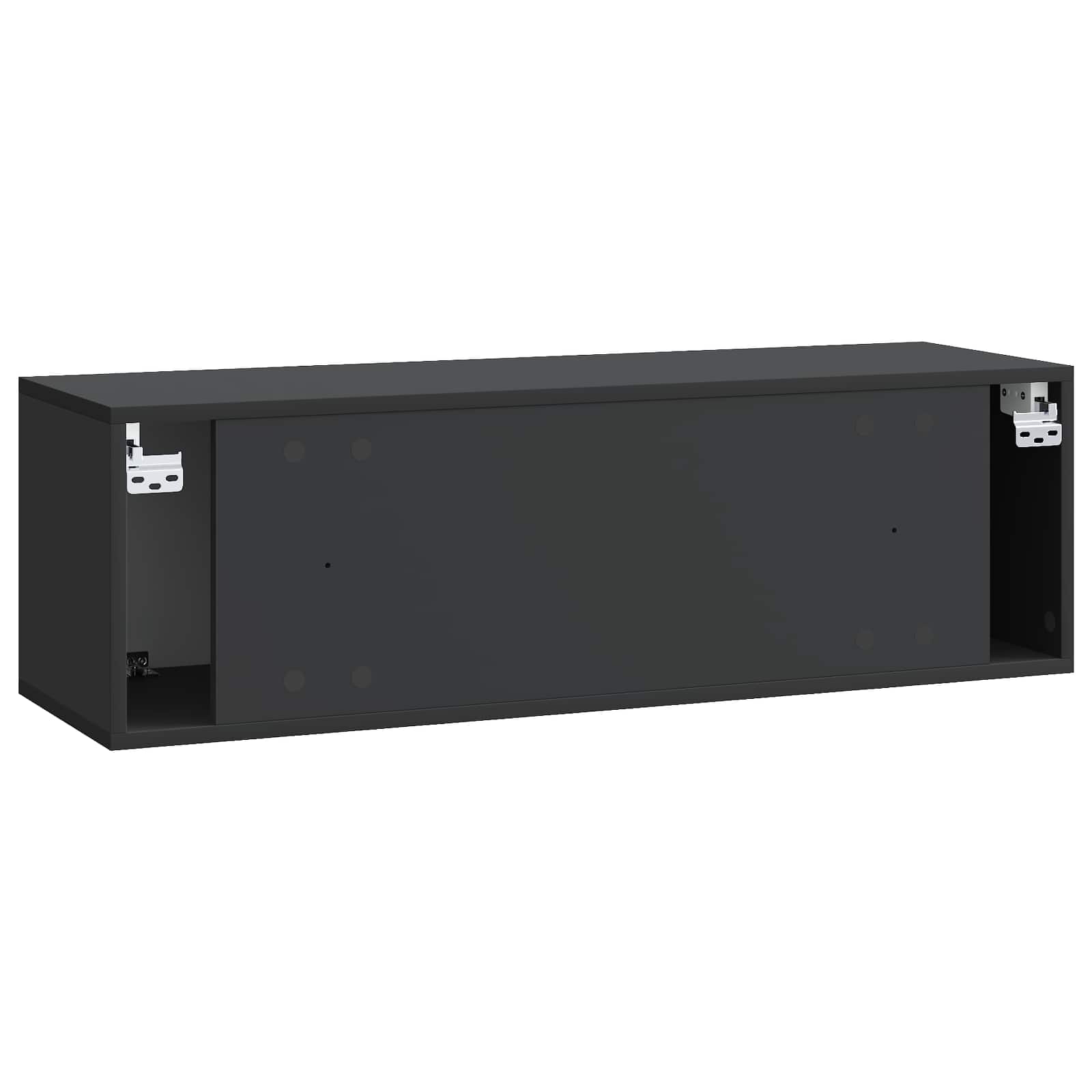 Mobile Porta TV da Muro 98 x 31 x 30 cm Nero