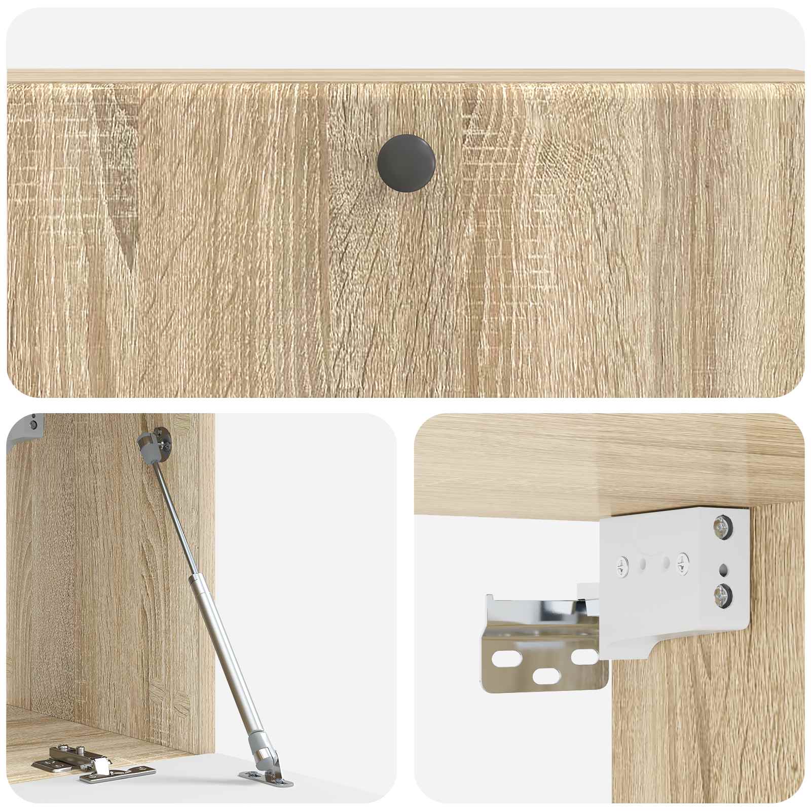 Mobile Porta TV da Muro 98 x 31 x 30 cm Rovere Sonoma
