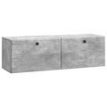 Mobile Porta TV da Muro 98 x 31 x 30 cm Grigio Cemento