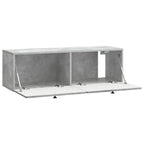Mobile Porta TV da Muro 98 x 31 x 30 cm Grigio Cemento