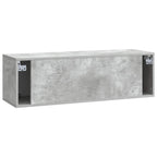 Mobile Porta TV da Muro 98 x 31 x 30 cm Grigio Cemento