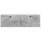 Mobile Porta TV da Muro 98 x 31 x 30 cm Grigio Cemento