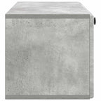Mobile Porta TV da Muro 98 x 31 x 30 cm Grigio Cemento