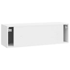 Mobile Porta TV da Muro 98 x 31 x 30 cm Bianco Lucido