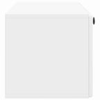 Mobile Porta TV da Muro 98 x 31 x 30 cm Bianco Lucido