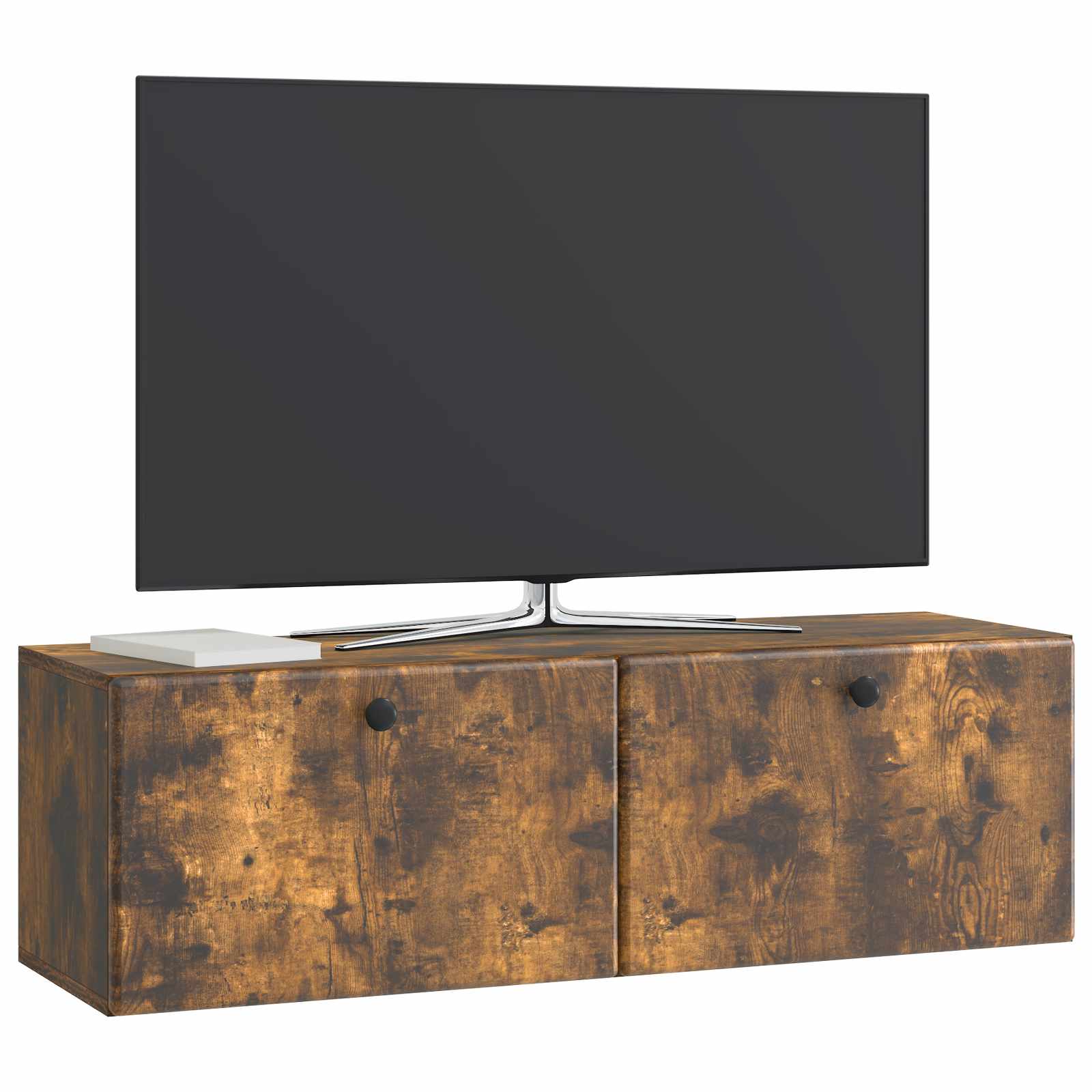 Mobile Porta TV da Muro 98 x 31 x 30 cm Rovere Fumo