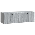 Mobile Porta TV da Muro 98 x 31 x 30 cm Sonoma grigio