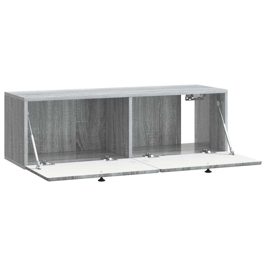 Mobile Porta TV da Muro 98 x 31 x 30 cm Sonoma grigio