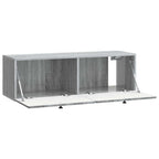 Mobile Porta TV da Muro 98 x 31 x 30 cm Sonoma grigio