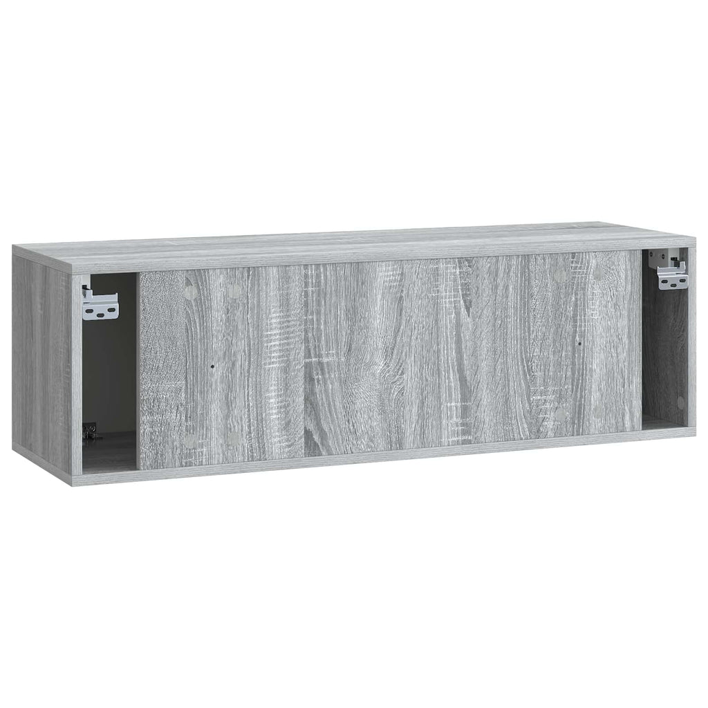 Mobile Porta TV da Muro 98 x 31 x 30 cm Sonoma grigio
