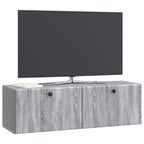 Mobile Porta TV da Muro 98 x 31 x 30 cm Sonoma grigio
